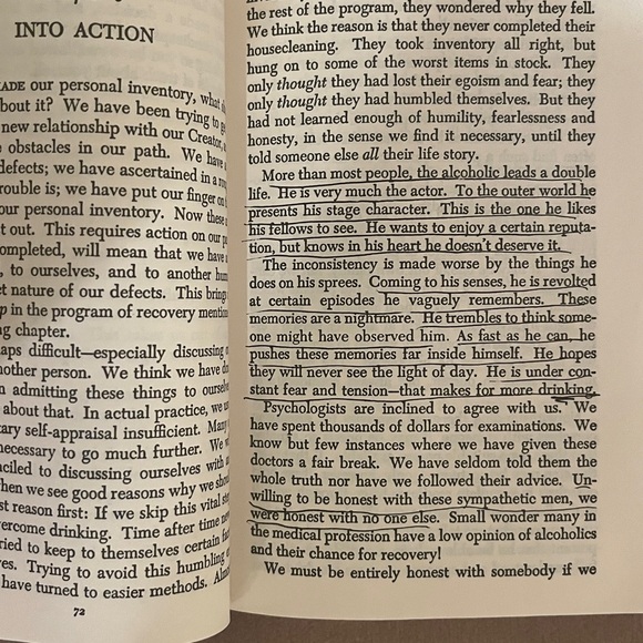 Alcoholics Anonymous The Big Book
Third Edition. Blue, soft cover. - Picture 4 of 5